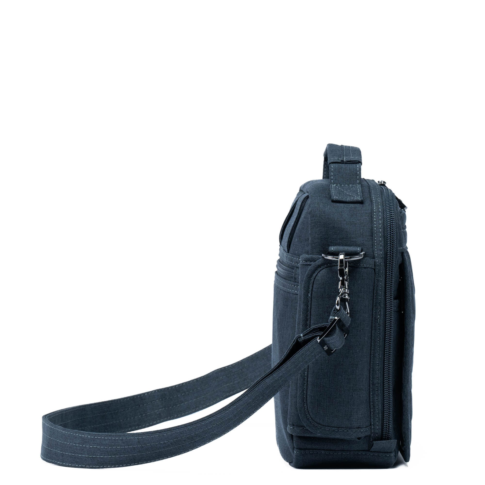 Flapper SE Convertible Crossbody Bag - HEATHER INDIGO - FlapperSE_HeatherIndigo_03